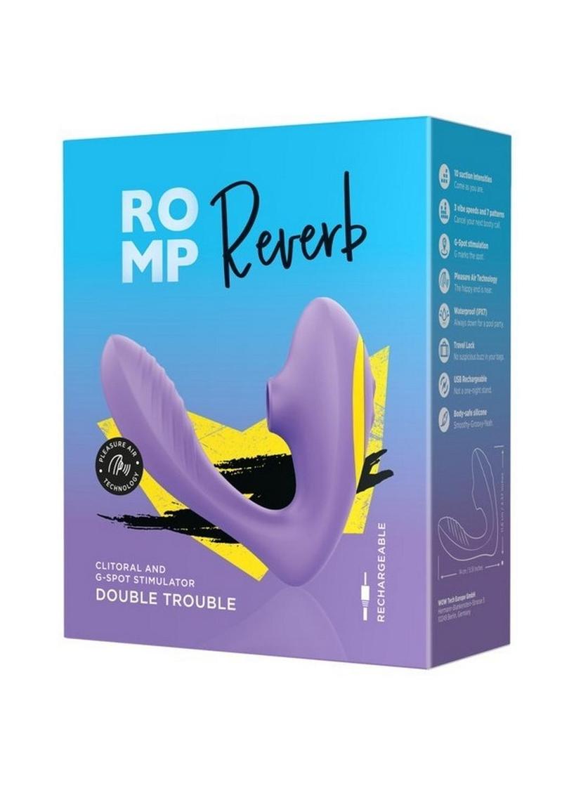 ROMP Reverb G-Spot Vibrator with Clitoral Air Stimulator