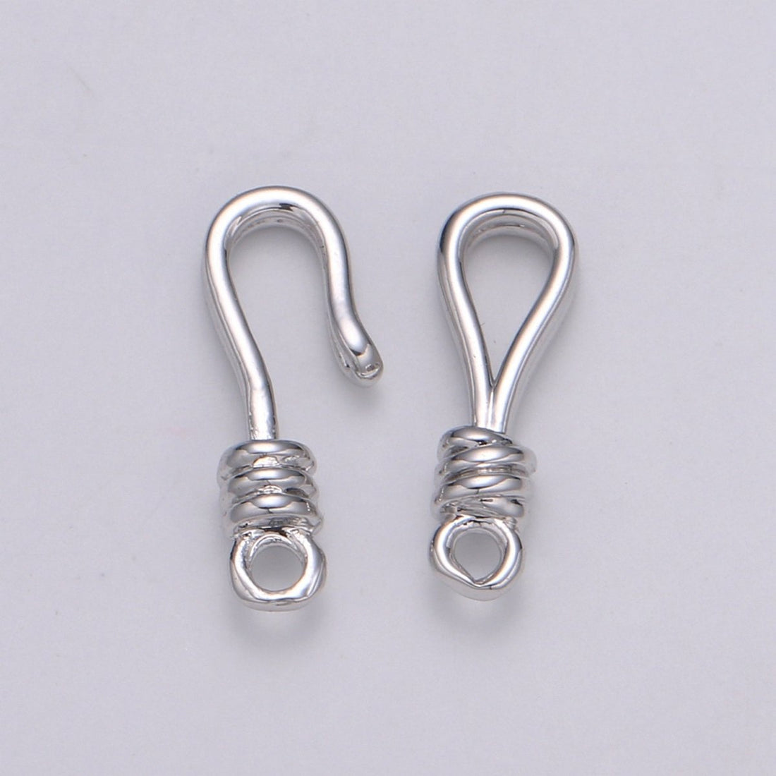 Round Leather Hook Clasp Gold Filled Jewelry Making Supplies K-645 K-648