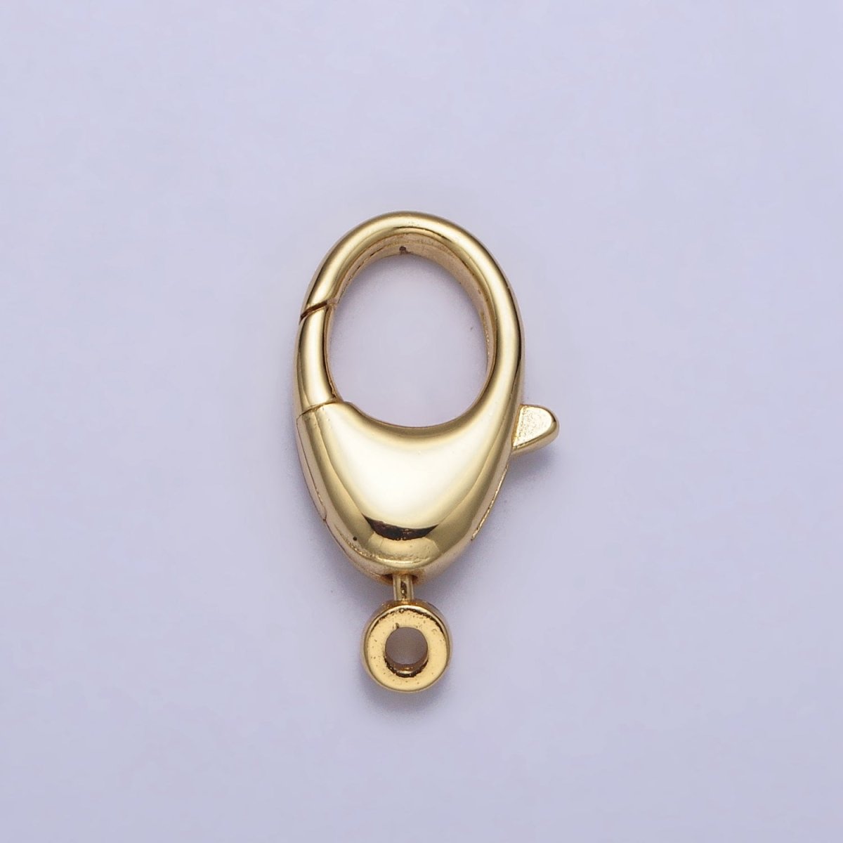 Rounded Oval Lobster Clasps Jewelry Making Closure Supply In Gold &amp; Silver | Z-133 Z-134