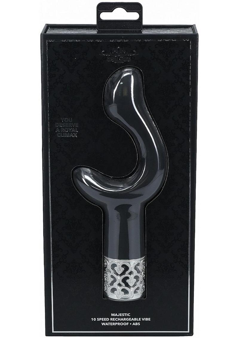 Royal Gems Majestic Waterproof Rechargeable Silicone Vibrator