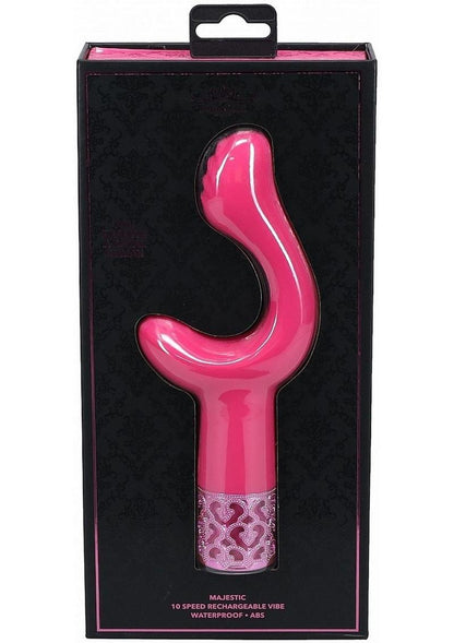 Royal Gems Majestic Waterproof Rechargeable Silicone Vibrator