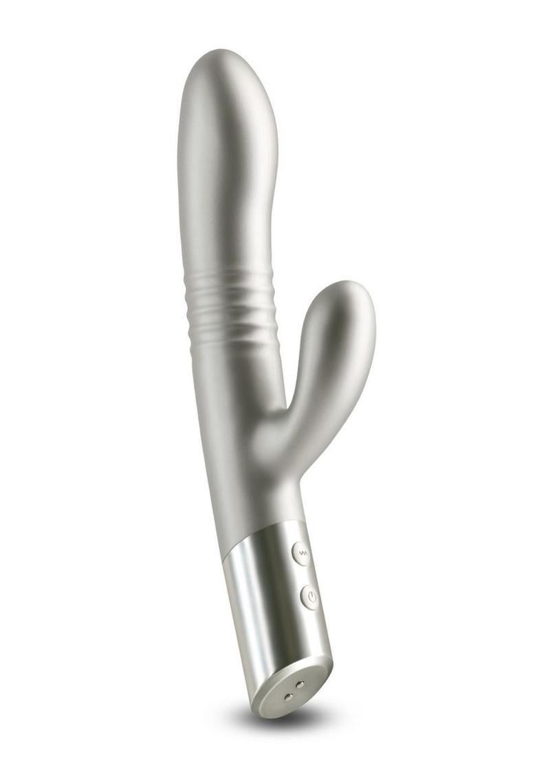 Royals Grace Rechargeable Rabbit Vibrator – Gray