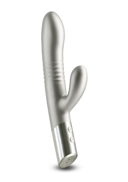 Royals Grace Rechargeable Rabbit Vibrator – Gray