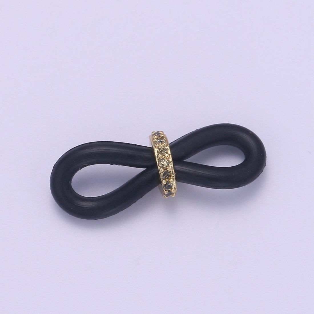 Rubber parts with Adjustable Cz Beads, Rubber Ends for Facemask Eyewear holder, One Pair of Rubber Grips, Replacement parts / One Pair L-238~L-253