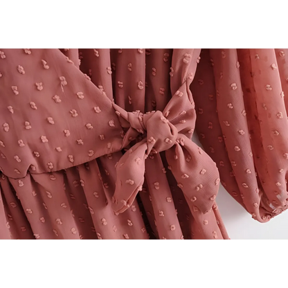 Korean Ruffle Mini Dress