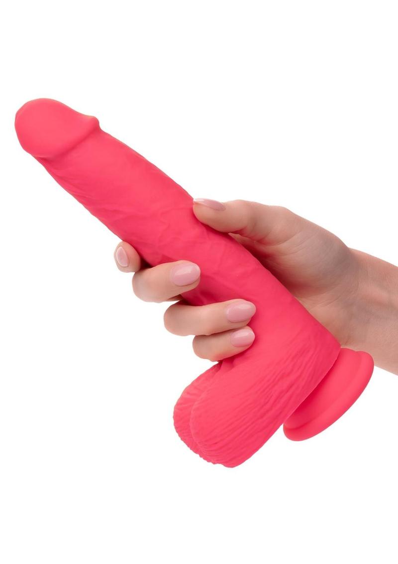 CalExotics Rumbling &amp; Thrusting Silicone Studs Dildo