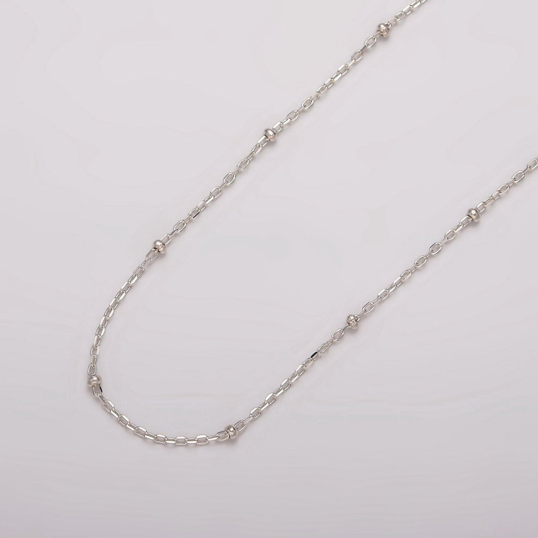 S925 Sterling Silver 1.5mm Satellite Cable Unfinished Chain For Jewelry Making | ROLL-1480