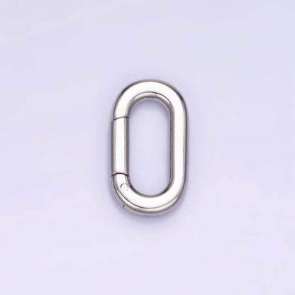 Stainless Steel 18mm, 22mm Oblong Spring Gate Findings | Z772