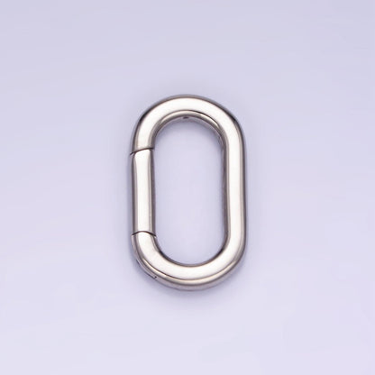 Stainless Steel 18mm, 22mm Oblong Spring Gate Findings | Z772