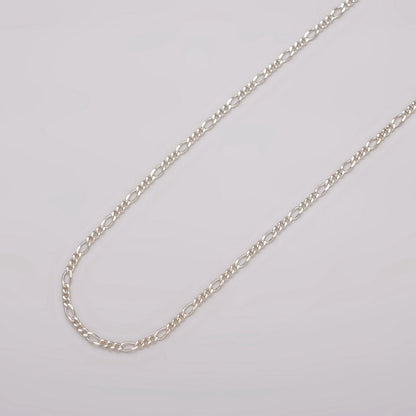 S925 Sterling Silver 3mm Figaro Unfinished Chain by Yard For Jewelry Making | ROLL-1486 Clearance Pricing