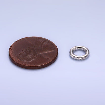 S925 Sterling Silver 7.8mm Pull Snap Gate Finding | SL-539