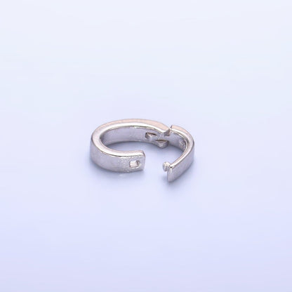 S925 Sterling Silver 8mm Pull Snap Bail Enhancer Finding | SL-545