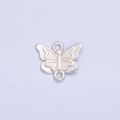 S925 Sterling Silver Butterfly Insect Connector in Gold &amp; Silver | SL-00613