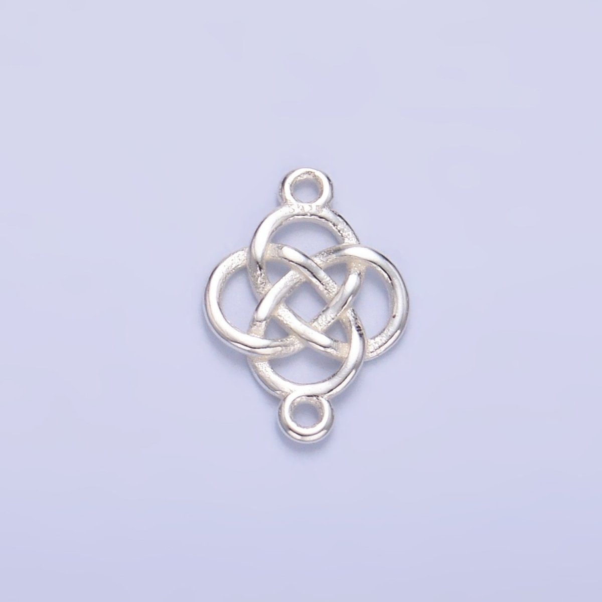 S925 Sterling Silver Geometric Filigree Flower Connector in Gold &amp; Silver | SL-569