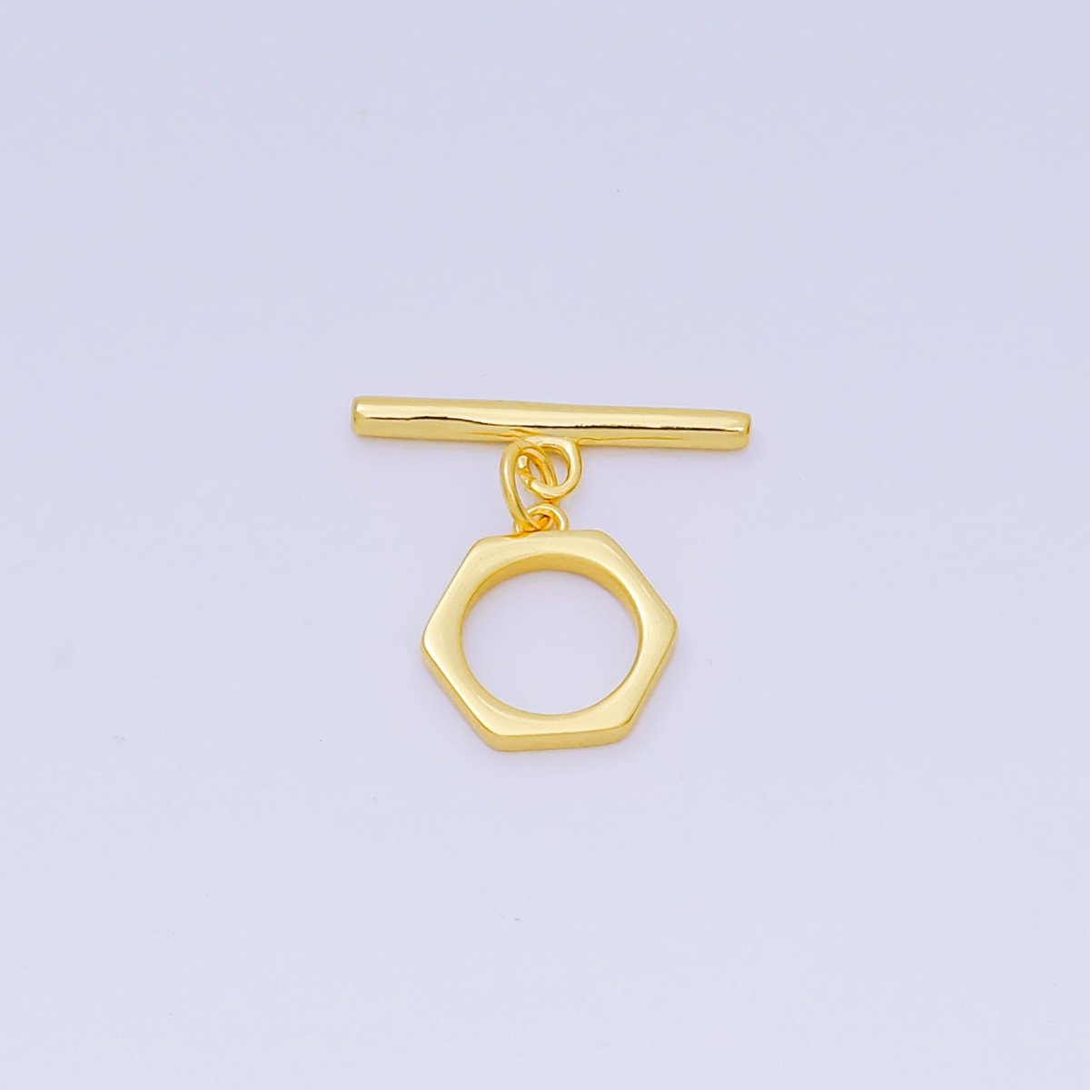 S925 Sterling Silver Gold Vermeil OT Clasp Dainty Toggle Clasps Closure Finding | SL-670