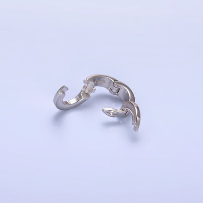 S925 Sterling Silver Minimalist Circular 8 Enhancers Finding | SL-541