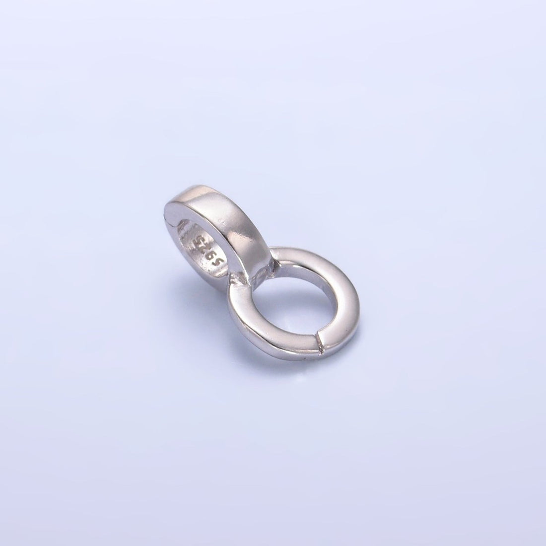 S925 Sterling Silver Minimalist Circular 8 Enhancers Finding | SL-541