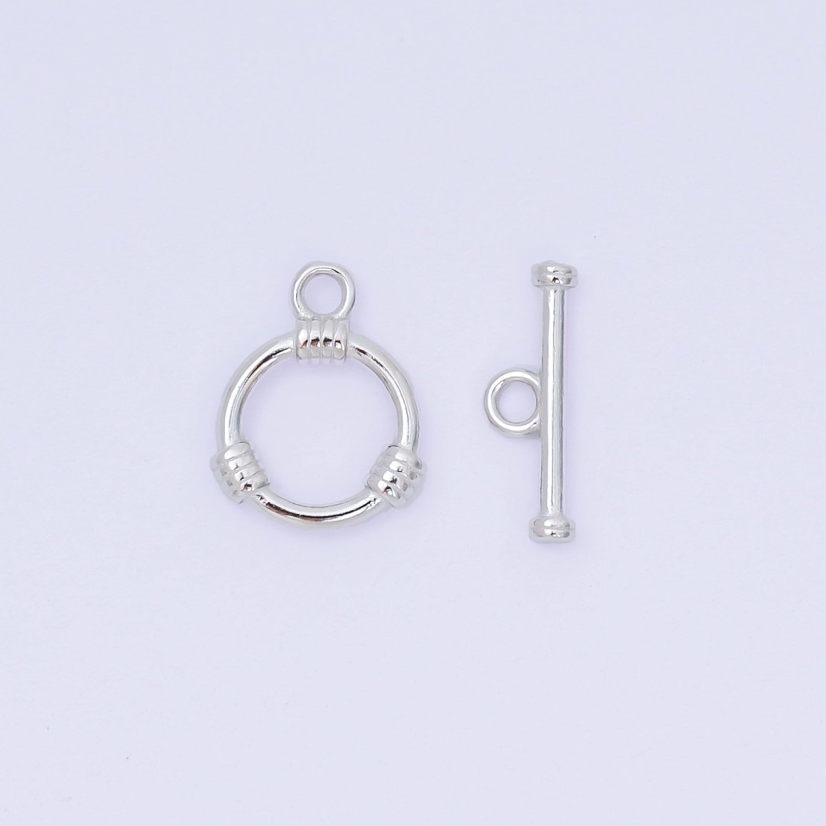 S925 Sterling Silver OT Clasp Classic Dainty Toggle Clasps Closure Finding | SL-675 - SL-677