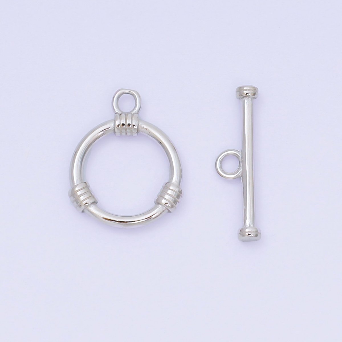 S925 Sterling Silver OT Clasp Classic Dainty Toggle Clasps Closure Finding | SL-675 - SL-677