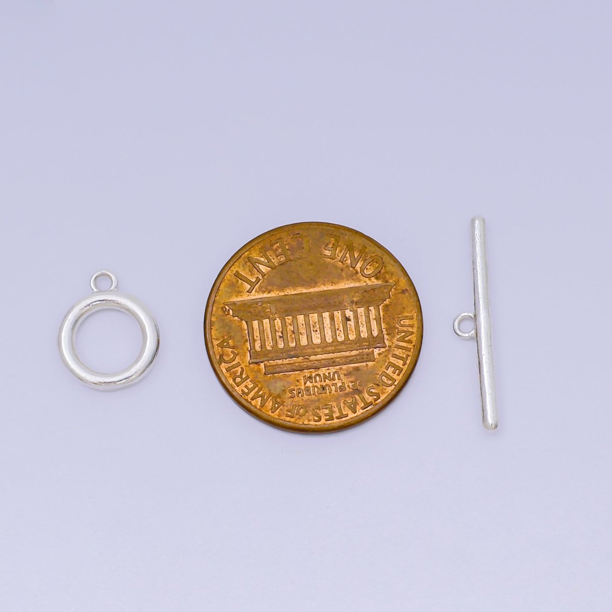 S925 Sterling Silver OT Clasp Dainty Toggle Clasps Closure Finding | SL-651
