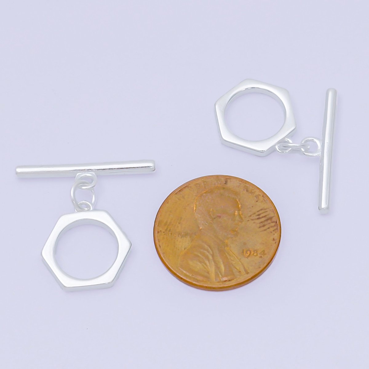 S925 Sterling Silver OT Clasp Dainty Toggle Clasps Closure Finding | SL-671
