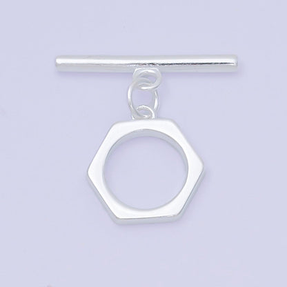 S925 Sterling Silver OT Clasp Dainty Toggle Clasps Closure Finding | SL-671