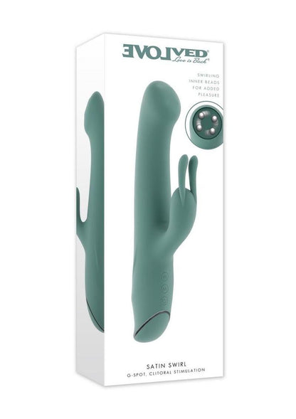 Evolved Satin Swirl Rabbit Vibrator