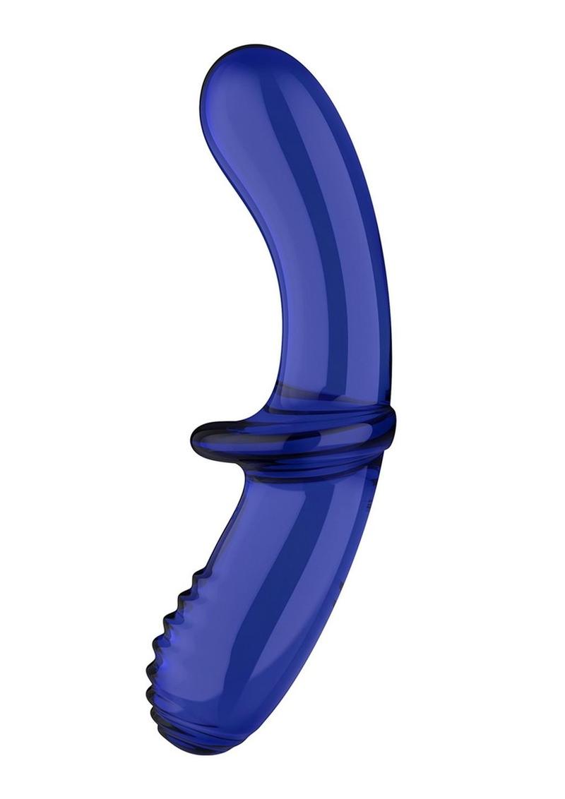 Satisfyer Double Crystal Glass With Versatile Use Dildo