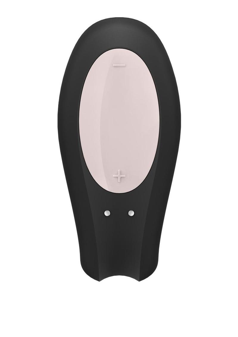 Satisfyer Double Joy Rechargeable Silicone Bluetooth Partner Vibrator