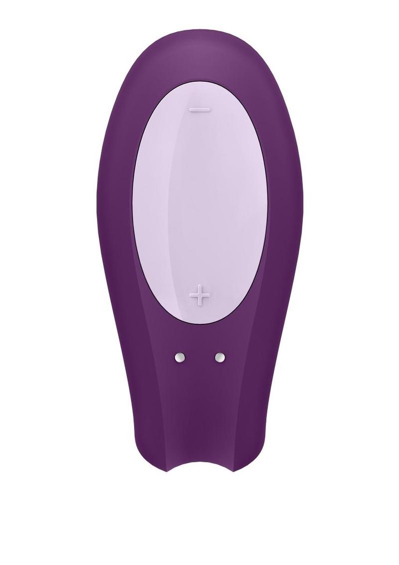 Satisfyer Double Joy Rechargeable Silicone Bluetooth Partner Vibrator
