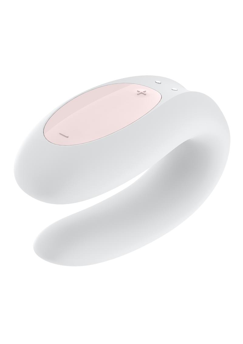 Satisfyer Double Joy Rechargeable Silicone Bluetooth Partner Vibrator