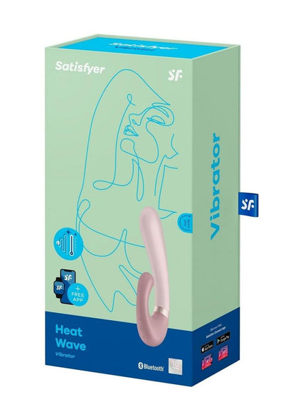Satisfyer Heat Wave Silicone Heated Dual Stimulation Vibrator