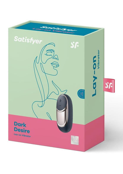 Satisfyer Dark Desire Compact Lay On Clitoral Vibrator