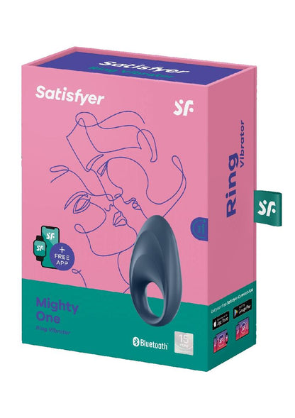 Satisfyer Mighty One With Bluetooth App-Controlled Silicone Ring Vibrator