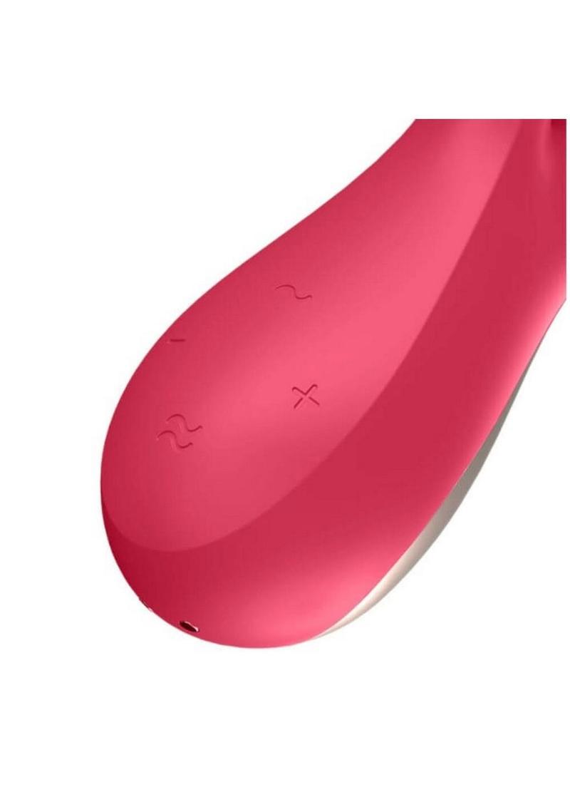 Satisfyer Mono Flex Silky Silicone Rabbit Vibe With Flexible Design