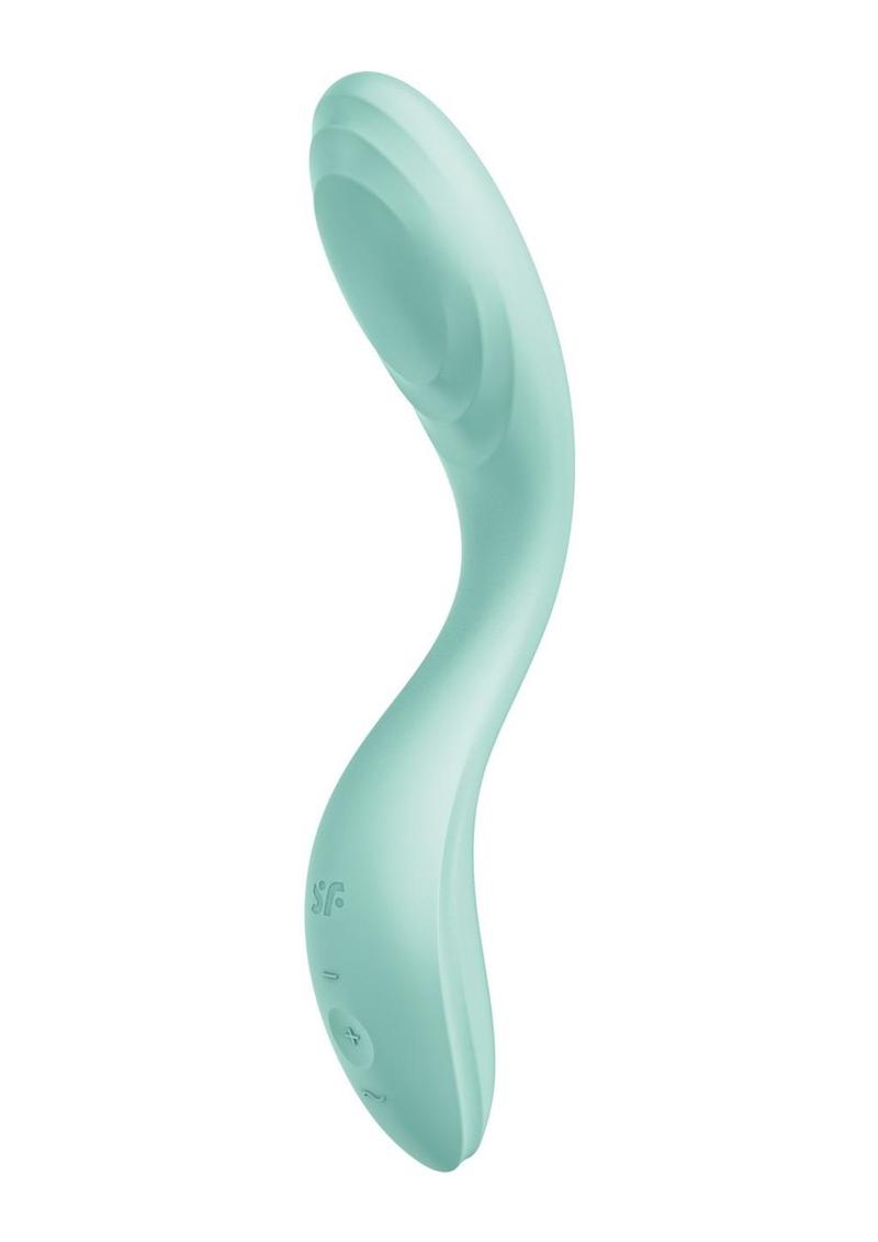 Satisfyer Rrrolling Pleasure Rechargeable Mint Silicone Vibrator
