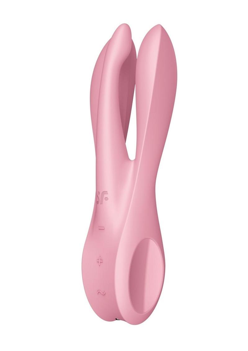 Satisfyer Threesome Rechargeable Silicone Vibrator
