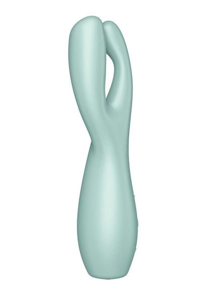 Satisfyer Threesome Rechargeable Silicone Vibrator with Dual Stimulation