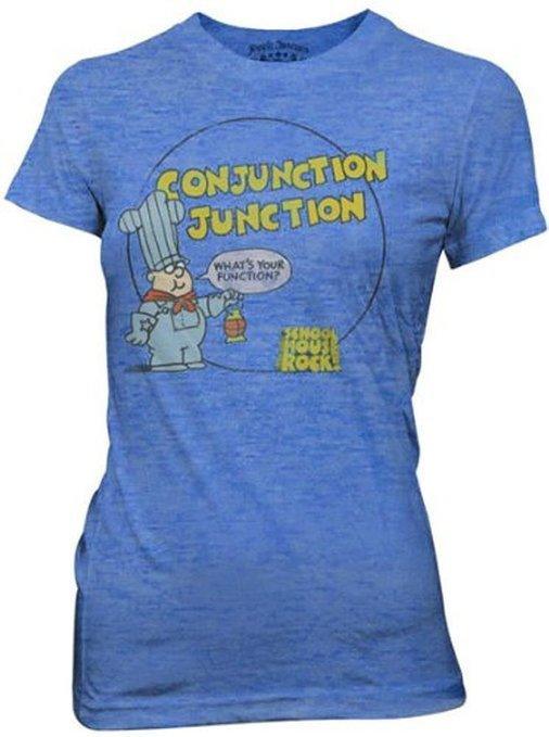 Schoolhouse Rock Conjunction Junction T-shirt