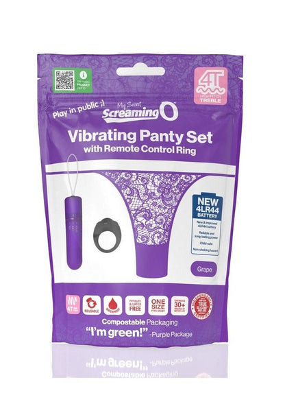 Screaming O My Secret 4T Vibrating Panty Set