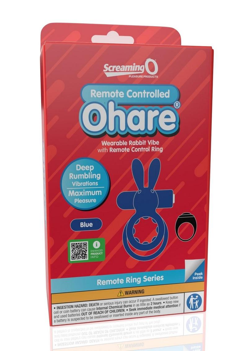Screaming O Ohare Remote Control Rechargeable Vibrating Cock Ring