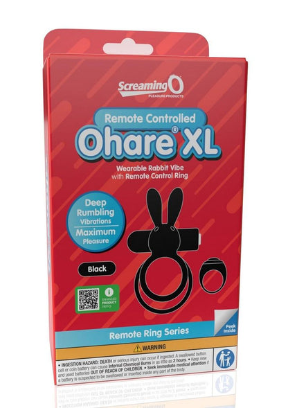 Screaming O Ohare XL Wearable Remote Control Cock Ring