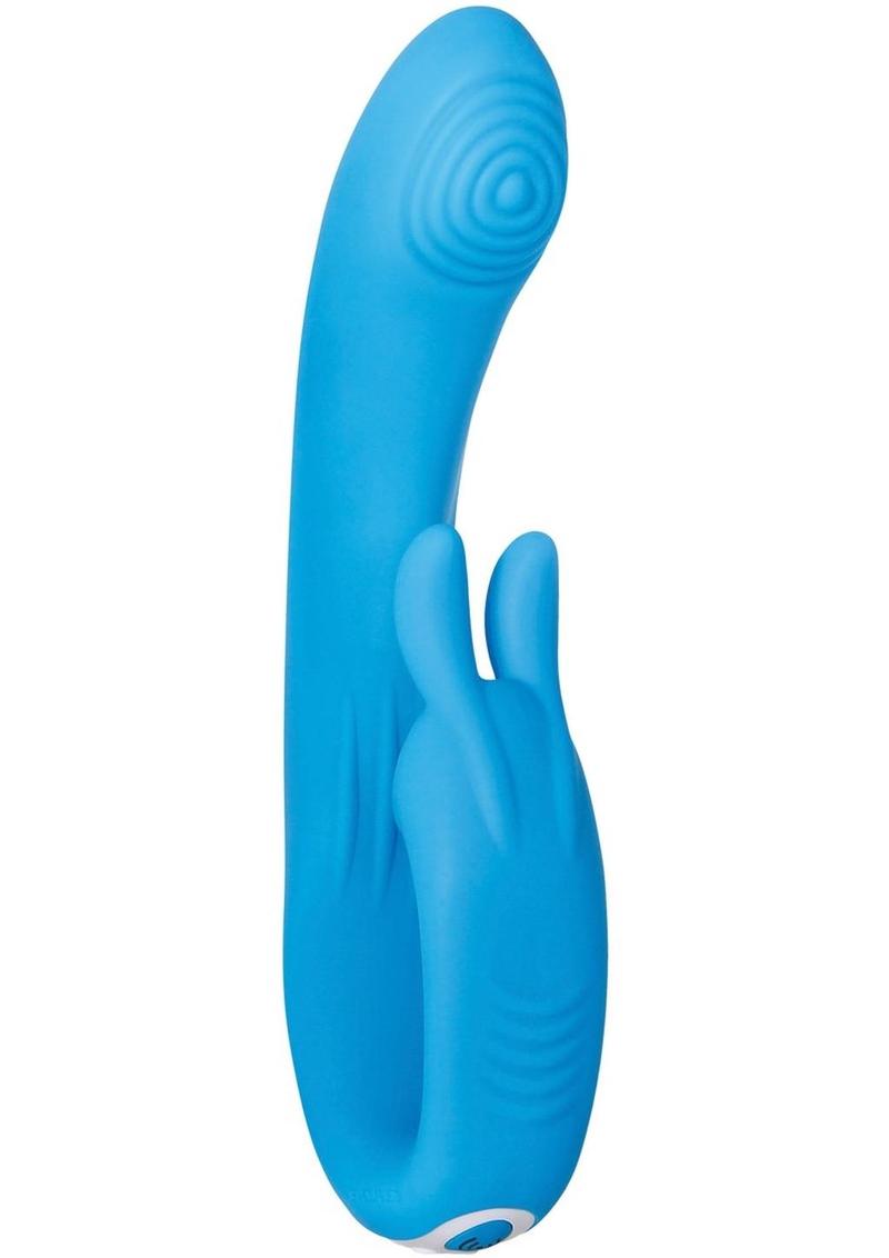 Evolved Sea Breeze Bunny Rechargeable Silicone G-Spot Rabbit Vibrator