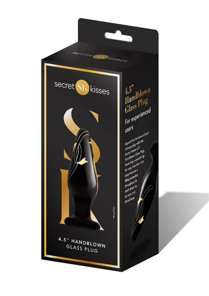 Secret Kisses Handblown Glass Plug for Experienced Pleasure