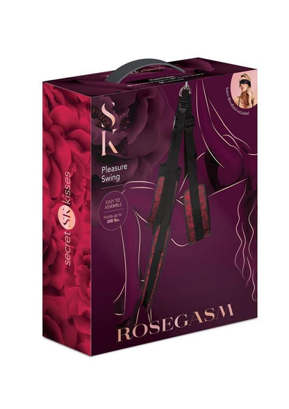 Secret Kisses Rosegasm Pleasure Swing with Satin Blindfold