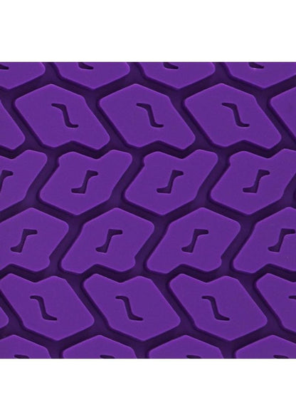 Sei Mio Tyre Textured Spanking Paddle Purple – Tread Carefully