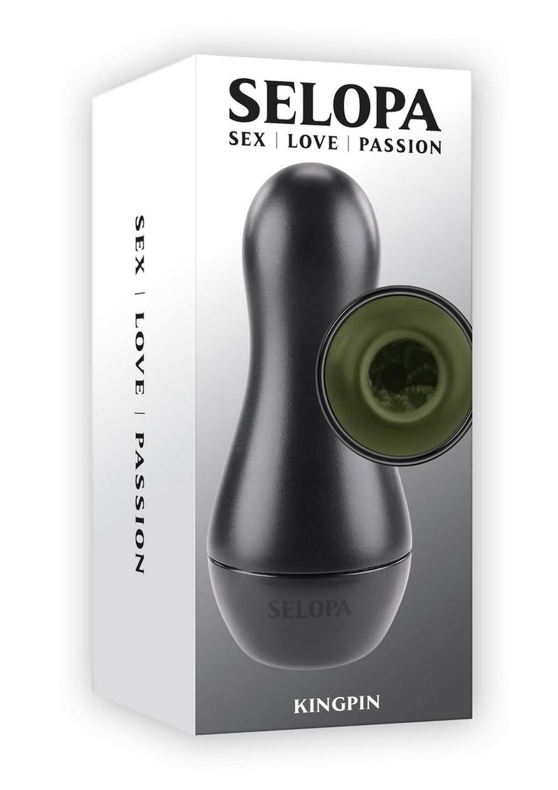 Selopa Kingpin Textured Stroker Silicone Stroker with Textured Interior