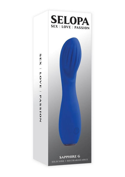 Selopa Sapphire G Textured Silicone G-Spot Vibrator