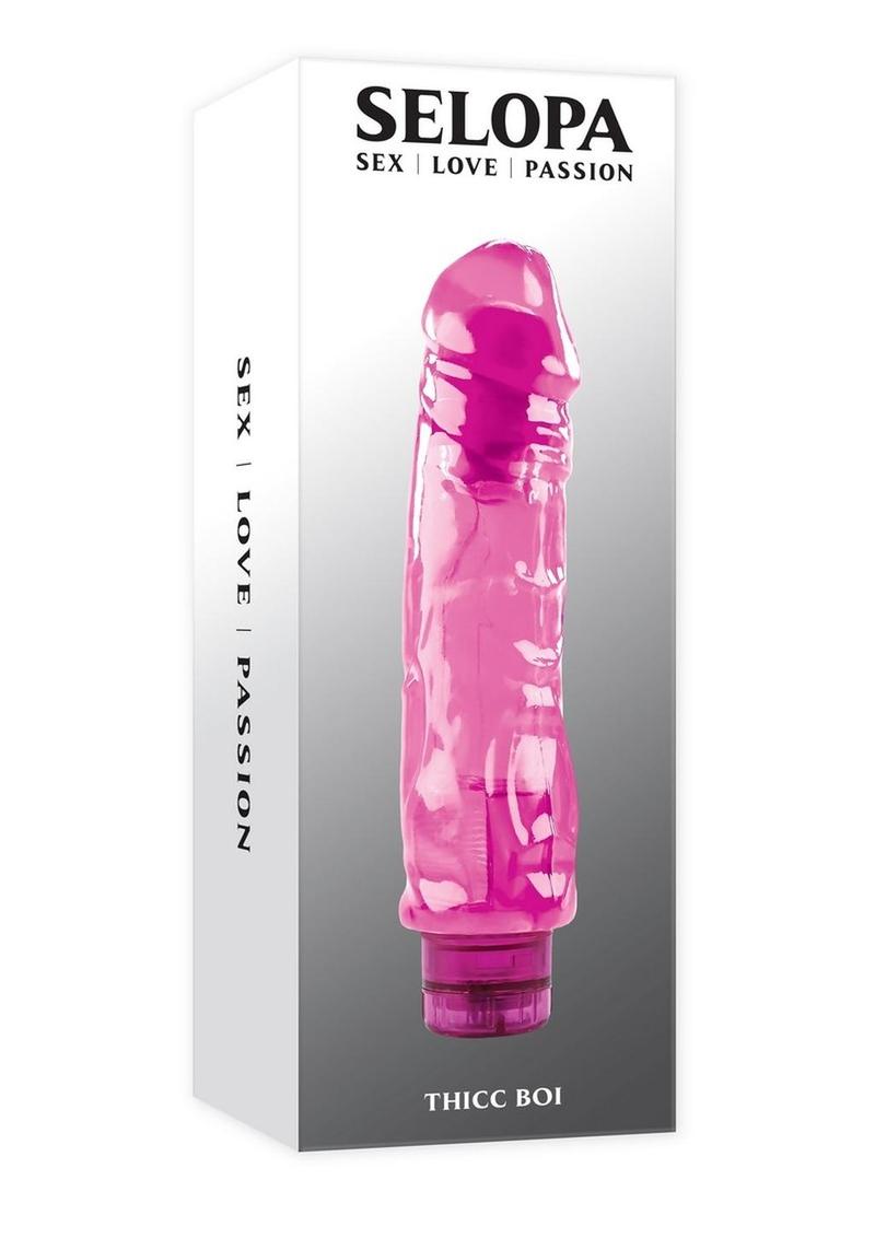 Selopa Thicc Boi Vibrating Dildo With Realistic Pleasure Toy