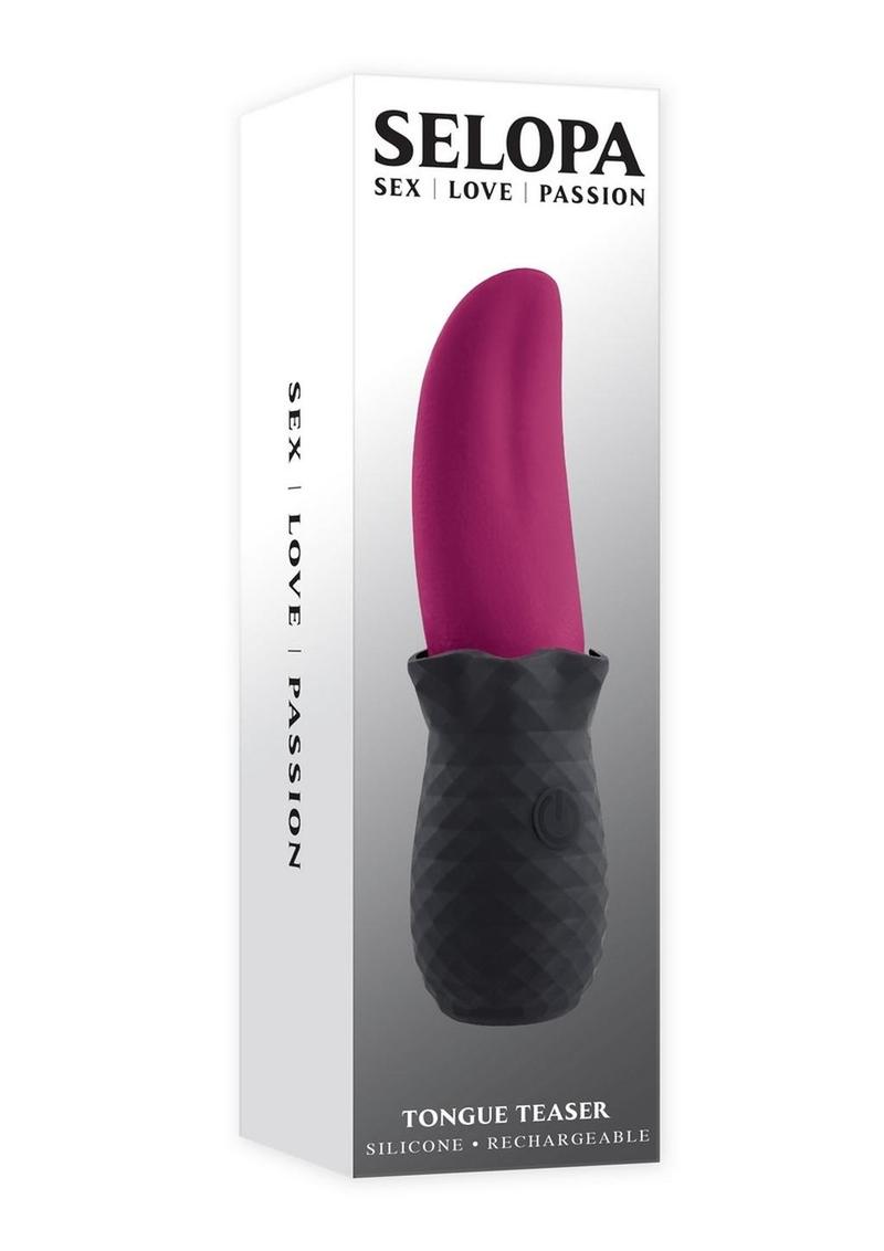 Selopa Tongue Teaser Rechargeable Silicone Clitoral Stimulator